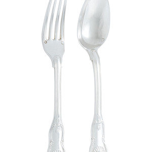 A French Silver Flatware Service Francois Dominique 2f38fe