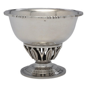 A Mexican Silver Footed Compote Sanborns  2f38ff