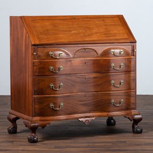 A Chippendale Carved Mahogany Reverse