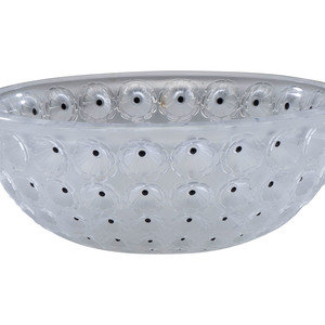 A Lalique Nemours Glass Bowl Second 2f395c