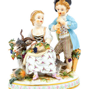 A Meissen Porcelain Group of Children 2f3965