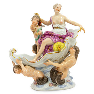 A Meissen Porcelain Figural Group,