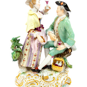 A Meissen Porcelain Courting Scene 19th 2f3978