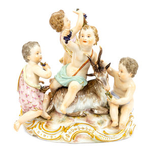 A Meissen Porcelain Group of Children 2f3979