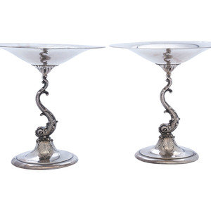 A Pair of Silver Compotes Redlich 2f398c