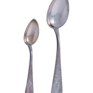 Thirty-Six American Silver Spoons
Duhme