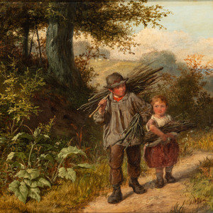 William Bromley III (British, 1835-1888)
Two