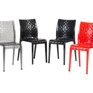 Four Kartell 'Ami Ami' Plastic