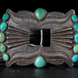 Navajo Ingot Silver and Turquoise 2f4944