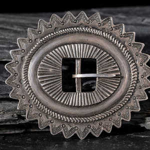 Navajo Ingot Silver Belt Buckle early 2f4945