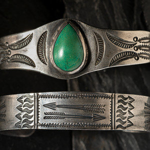 Navajo Ingot Silver Cuff Bracelets first 2f493d