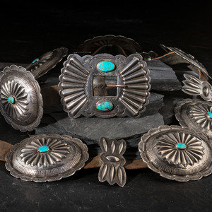 Navajo Silver and Turquoise Third 2f4973