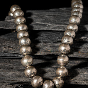 Navajo Silver Pearl Necklace third 2f49ad