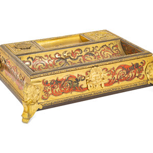 A Napoleon III Boulle Marquetry