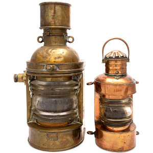 Two French Railroad Lanterns
Late 19th/