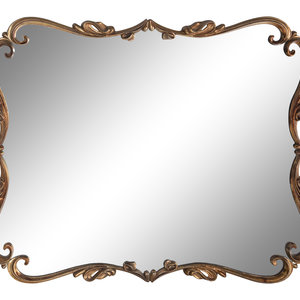 An Art Deco Style Cast Metal Mirror
20th