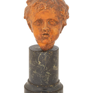 A Continental Terra Cotta Head of a