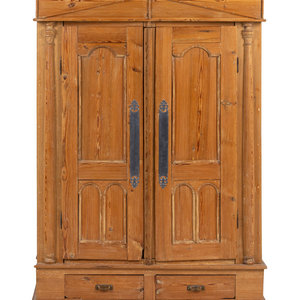 An English Pine Armoire 19th Century Height 2f4a7a