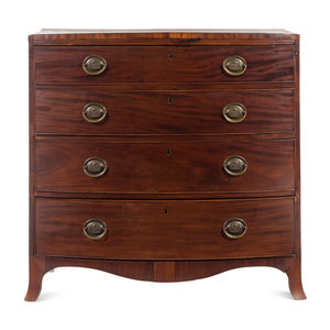 A Regency Style Mahogany Chest