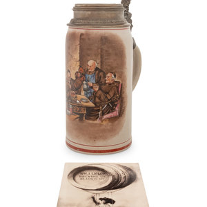 An American Stoneware Stein
Lemp Brewing,