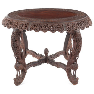 An Anglo Indian Carved Teakwood 2f4a9c