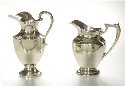 Two American sterling silver pitchers