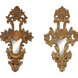 Two Venetian Giltwood Mirrors 18th 19th 2f4ac6