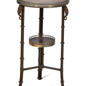 A French Brass Side Table After 2f4b39