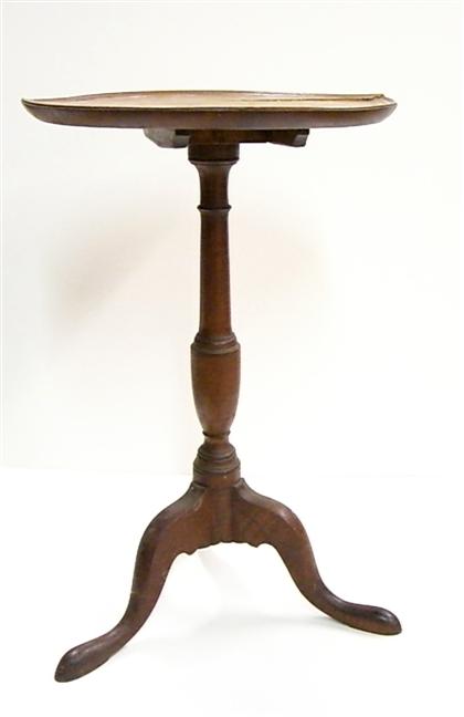 Queen Anne walnut candlestand 