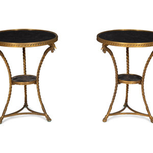 A Pair of French Neoclassical Gilt