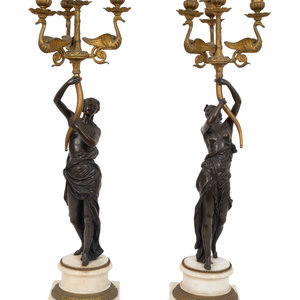 A Pair of French Empire Style Gilt 2f4b3a