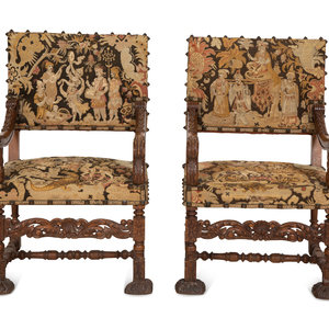 A Pair of English Baroque Style