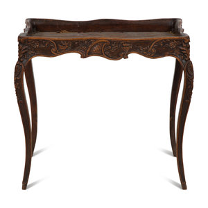 An English Carved Oak Tray-Top