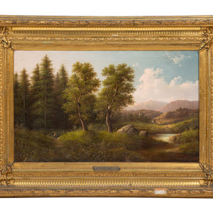 Minna Bachmann Austrian fl 1860 1887 Landscape 2f4b7a