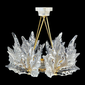 A Lalique Champs Elys es Six Light 2f4b90