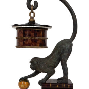 A Maitland Smith Bronze Monkey 2f4bac