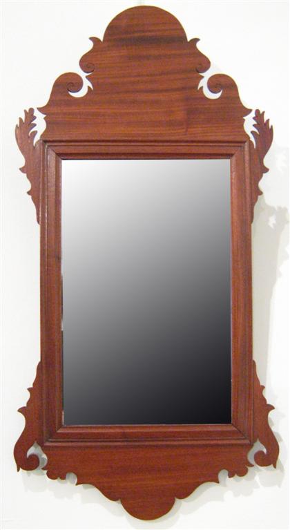 Chippendale mahogany looking glass 4bac6