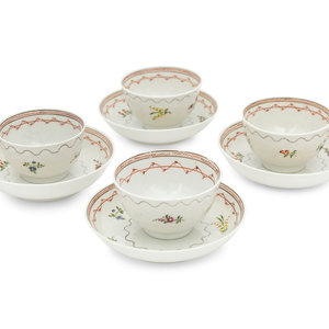 A Set of Four English Porcelain 2f4c0b