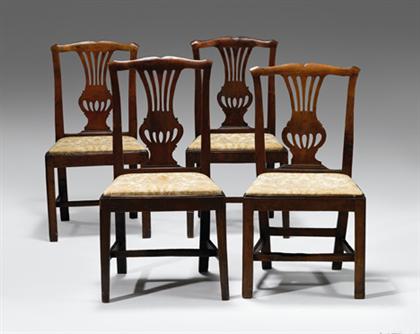 Set of twelve Chippendale cherry 4bad0