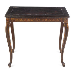 A Victorian Lacquered Table Late 2f4c29