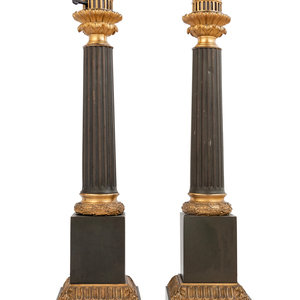 A Pair of Neoclassical Bronze Table 2f4c46