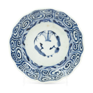 A Chinese Export Blue and White