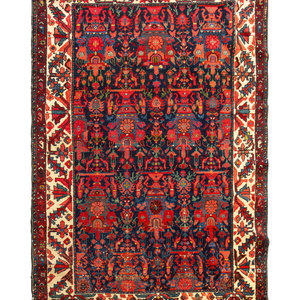 A Hamadan Wool Rug Mid 20th Century 74 2f4ce2