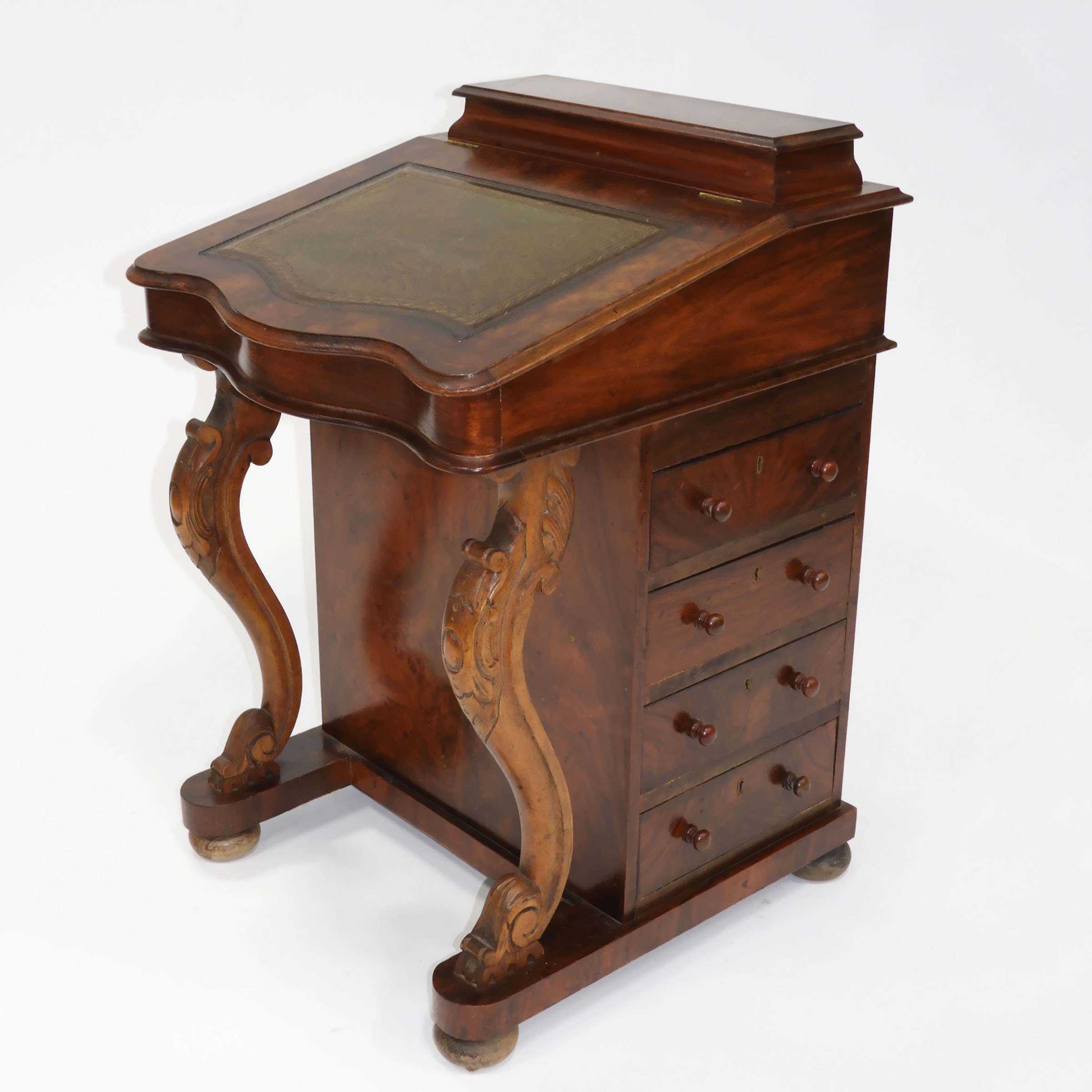 Victorian Rosewood Davenport mid 2f26e1