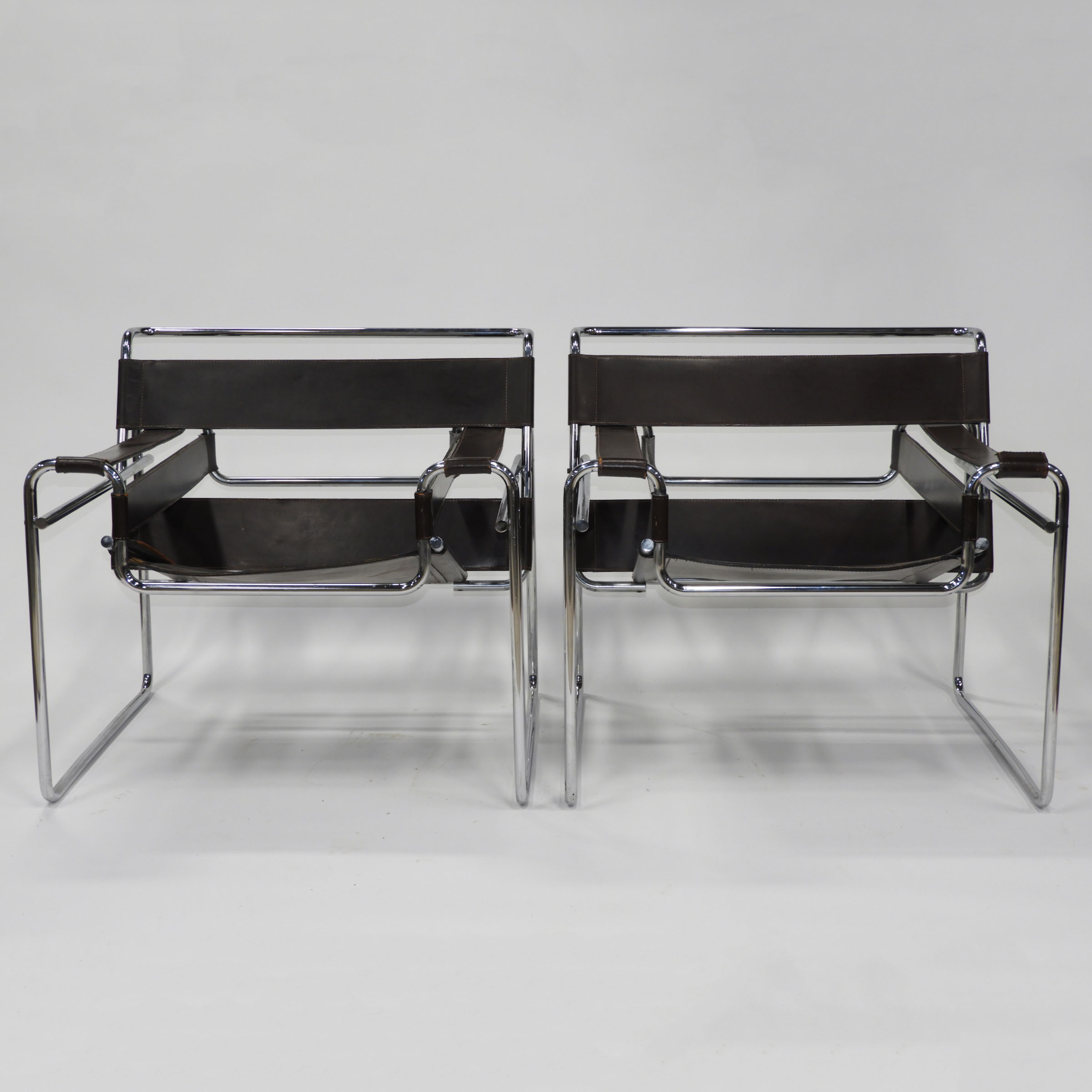 Pair of Marcel Breuer Model 3 Wassily  2f2706