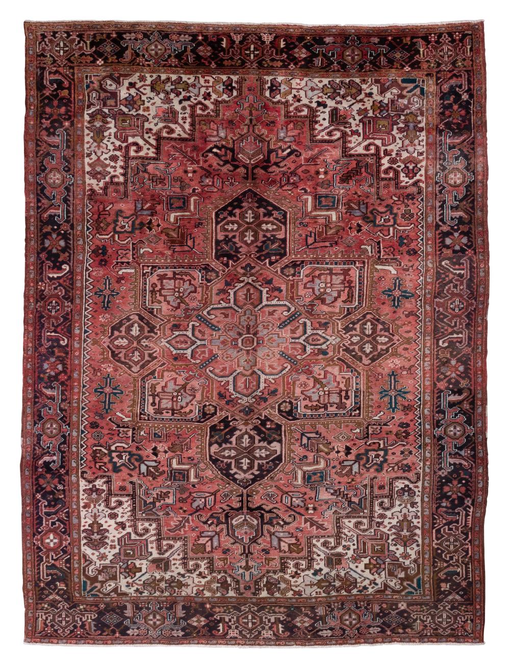 HERIZ RUG: 9’3” X 12’3”