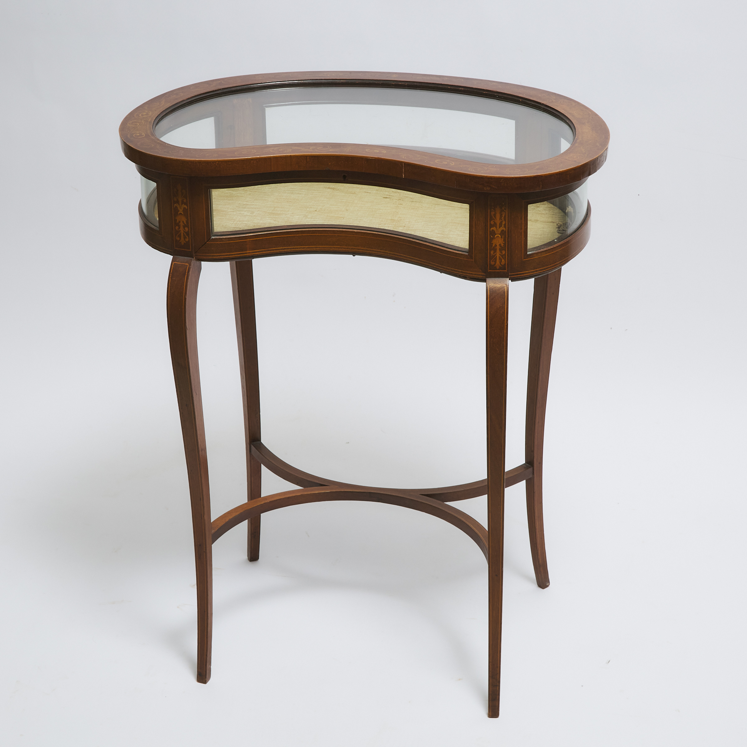 Edwardian Inlaid Mahogany Kidney 2f276b