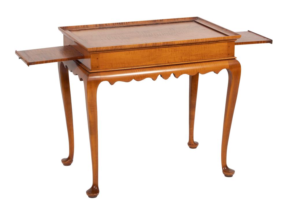 ELDRED WHEELER TEA TABLE MASSACHUSETTS,