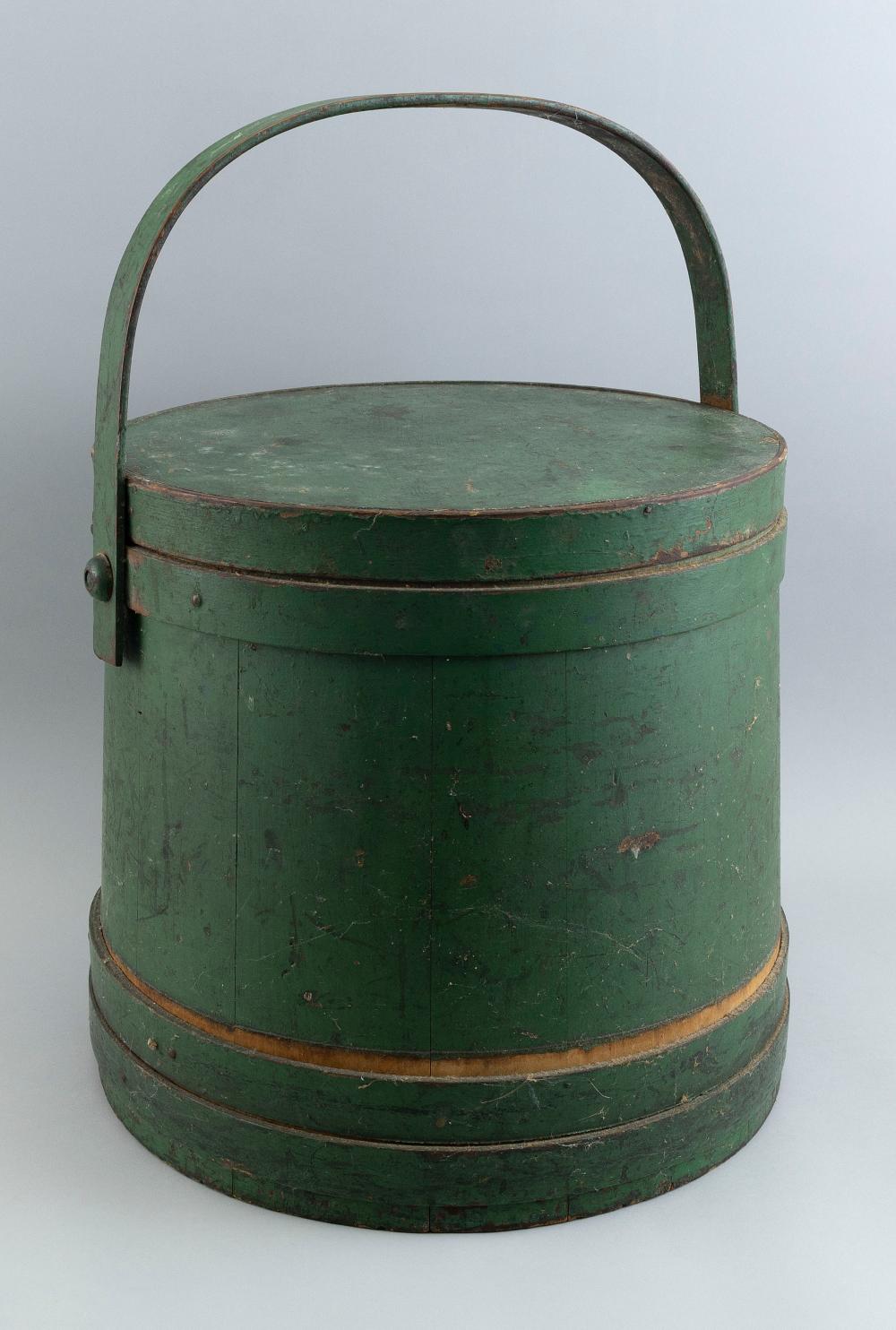 LARGE COVERED FIRKIN, POSSIBLY
