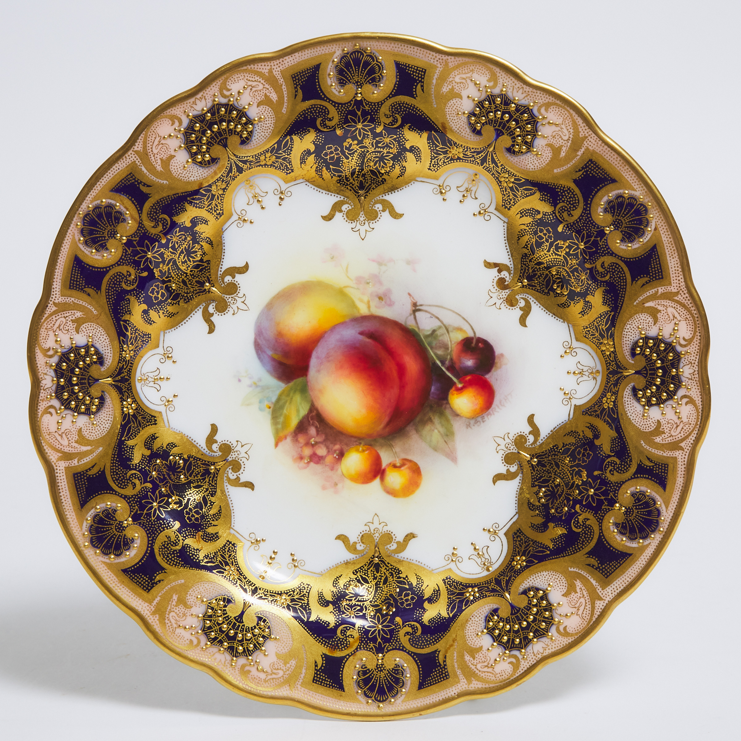 Royal Worcester Fruit Plate, Richard